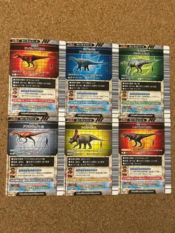 DINOSAUR KING Holo Foil card anime card 6set - Image 2