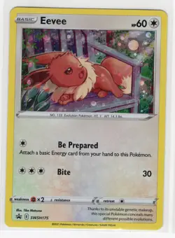 Eevee - Promo SWSH: Sword & Shield Promo Cards SWSD Colorless Holo SWSH175 MP - Image 1