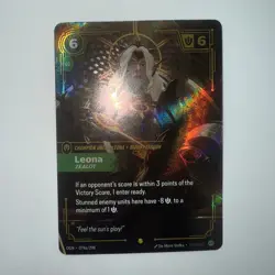 Leona Zealot Alt Art 079a/298 Origins OGN NM Riftbound Showcase Card - Image 1