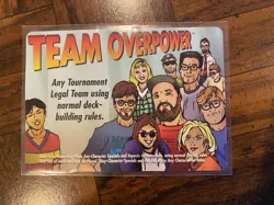 Classic Overpower RARE PROMO Team OverPower Location Card - MINT - Image 1