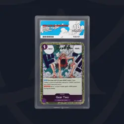 Gear Two OP11-080 A Fist of Divine Speed 2025 One Piece Card Game ACE 10 Gem Min - Image 2