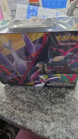 Pokemon 2025 Fall Mega Collector Chest Tin Box - 6 Packs & 3 Foil Cards - Image 1