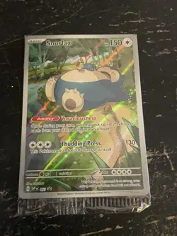 Pokemon TCG Snorlax Sealed 051 SV Scarlet & Violet Promo Card NM Condition - Image 1
