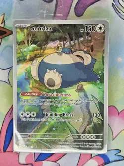 Snorlax 051 Sv: Scarlet & Violet Promo Cards Holo SEALED - Image 1