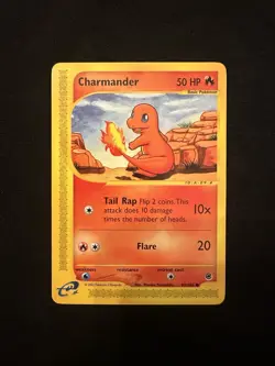Pokemon TCG Charmander Card Expedition Base Set E-Series Non-Holo Card 97/165 - Image 1