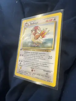 1st Edition Pidgeotto (Tauboga) 22/102 - NM Rare - German Base Set Pokemon Card - Image 1