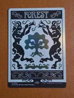 NM FOIL Forest SLD #892 Secret Lair Bonus Card - Image 1
