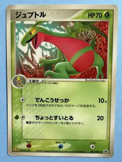 Japanese - Promo - Grovyle - 081/PCG-P - Glossy - Pokemon Card - McDonald's - Image 1
