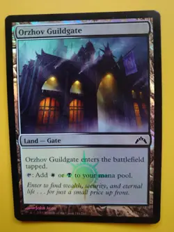 MTG Card. orzhov Guildgate Gatecrash Foil Land as pictures - Image 1