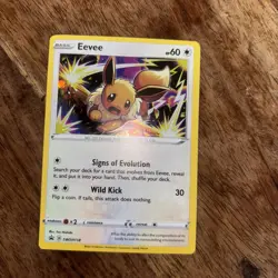 Eevee SWSH118 - Holo Rare - Sword & Shield Promo Pokemon Card NM - Image 3