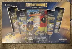 Presstibundle TCG Pokemon Card Mystery Bundle 50+ Cards 5+ Holo Unopened Sealed - Image 1