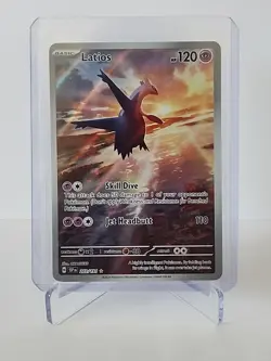 Pokemon Latios TCG Illustration Rare Holo Card 203/191 Sv08: Surging Sparks - Image 1