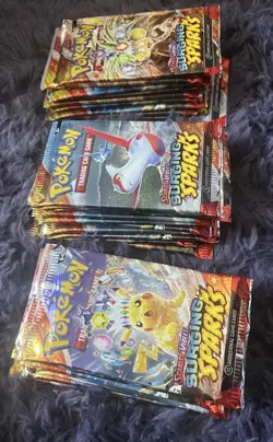 Lot of 30 Pokemon Surging Sparks Booster Packs NEW X30 English 300 Total Cards - Image 3