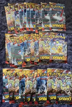 Lot of 30 Pokemon Surging Sparks Booster Packs NEW X30 English 300 Total Cards - Image 4
