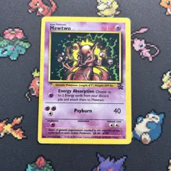 Mewtwo Promo 14 MP/PL -Vintage Rare Pokemon Card- Black Star Promo (8q) - Image 1