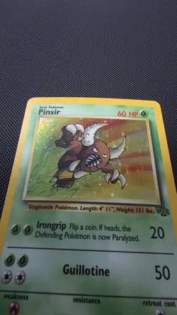 Pinsir Holo Jungle 9/64 LP Vintage WOTC Pokemon Card 1999 - Image 2