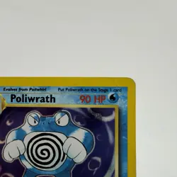 Base Set 2 Poliwrath Holo Rare 15/130 CREASED WOTC Vintage Card Pokemon TCG - Image 2