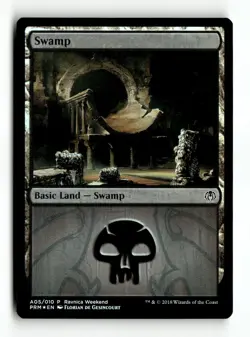 MTG | Swamp - Golgari | Launch Party | Foil | MP | English | Playset (x4) - Image 1