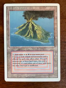 MTG Volcanic Island - Revised MP - Image 4