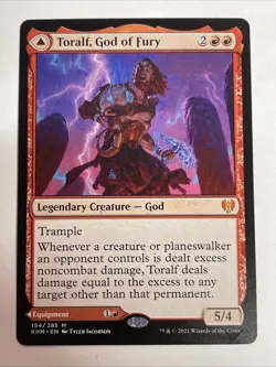 Mtg Toralf’s Fury/Toralf’s Hammer #154 Mythic - Image 1