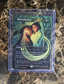 B6 Near Mint x 1 Obscuring Haze - Foil - Borderless Commander Masters Variants - Image 1