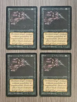 Terror x4 -Beta Edition -MTG- HP -FREE SHIPPING! - Image 1