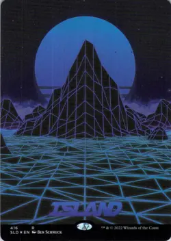 Island - Foil - Secret Lair Shades Not Included - 416 NM - Image 2