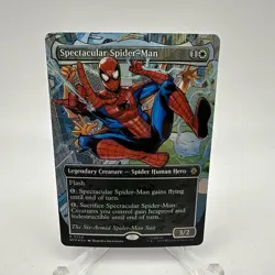 Spectacular Spider-Man #240 TEXTURED Foil MTG Spider-Man Unplayed/NM - Image 1