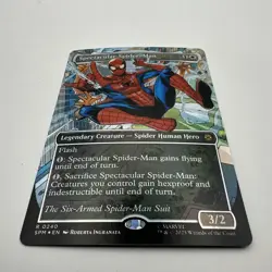 Spectacular Spider-Man #240 TEXTURED Foil MTG Spider-Man Unplayed/NM - Image 3