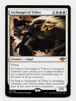 Archangel of Tithes [Outlaws of Thunder Junction] MTG Magic NM/M ⚪ - Image 1