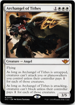 Archangel of Tithes [Outlaws of Thunder Junction] MTG Magic NM/M ⚪ - Image 3