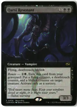 MTG Qarsi Revenant (Extended Art) FOIL R Buy-A-Box Promos 426 LP - Image 1