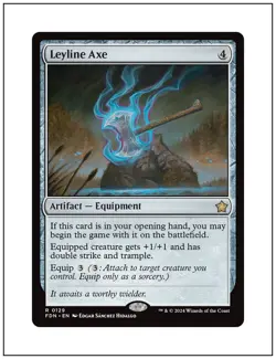 1x Leyline Axe, Magic the Gathering, MTG NM - Image 1