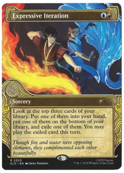 Expressive Iteration Secret Lair Drop SLD 2305 Avatar MTG Regular - Image 1