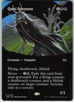 MTG TCG Qarsi Revenant (Borderless) R Tarkir: Dragonstorm 338 - Image 1