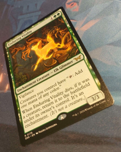 Enduring Vitality - Duskmourn: House of Horror - Rare - NM (see pics) MTG - Image 3