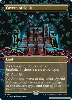 Cavern of Souls (0345) (Borderless) [LCI - 345] - NM [Normal] TCG MTG - Image 1
