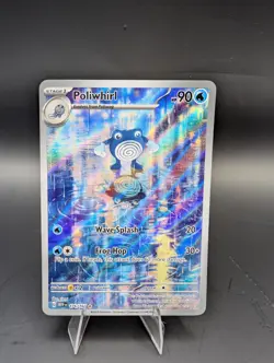 Pokemon Poliwhirl Scarlet & Violet 151 176/165 Holo Stage 1 HP90 20 30+ Card - Image 1