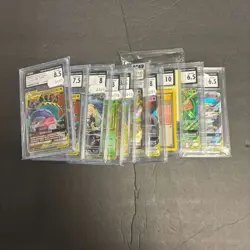 Lot (10) Pokemon CGC - Image 1