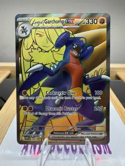 Cynthia's Garchomp ex 204 - Scarlet & Violet Black Star Promo - Pokemon TCG NM - Image 1