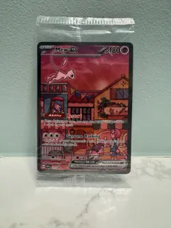 Mew ex SVP 053 SEALED Pokemon TCG Scarlet Violet 151 Black Star Promo Full Art - Image 1