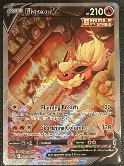 Flareon V | SWSH179 | Sword and Shield Promo Cards | Pokemon - Image 1