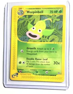 WEEPINBELL - 65/147 - Aquapolis - Uncommon - Pokemon Card - NM - Image 1