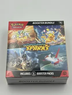 POKEMON Scarlet & Violet Surging Sparks Booster Bundle, Sealed Box has Dents - Image 1