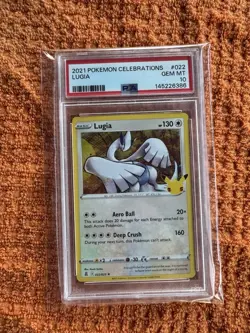 Pokemon Lugia Celebrations Holo Rare #022 PSA 10 Gem Mint - Image 1