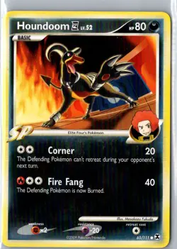 HOUNDOOM E4 65/111 COMMON RISING RIVALS POKEMON LP - Image 1