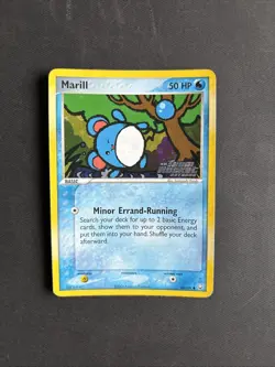 Pokemon TCG Marill 68/109 EX Team Rocket Returns Reverse Holo Stamped Common - Image 1