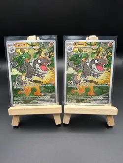 Pokemon Tyrunt Pokemon Center Stamp Black Star Promo & Regular NM - Image 1