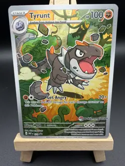 Pokemon Tyrunt Pokemon Center Stamp Black Star Promo & Regular NM - Image 2