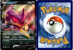 Liepard V 104/198 Holo Rare V Chilling Reign Pokemon NM - Image 3